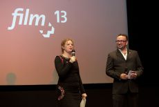 12. Die kuenstlerischen Leiter Kyra Scheurer und Nikolaj Nikitin eroeffnen Filmplus 2013